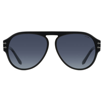Mokki Bold Aviator sunglasses in black