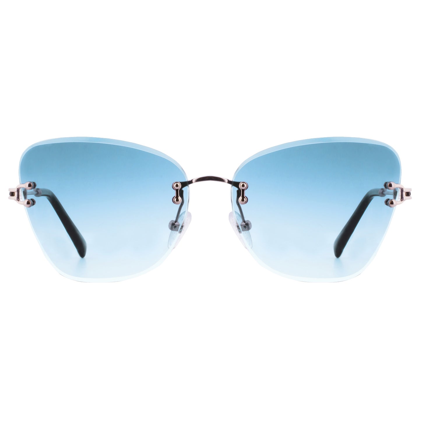 Mokki 90s Butterfly Sunglasses in blue