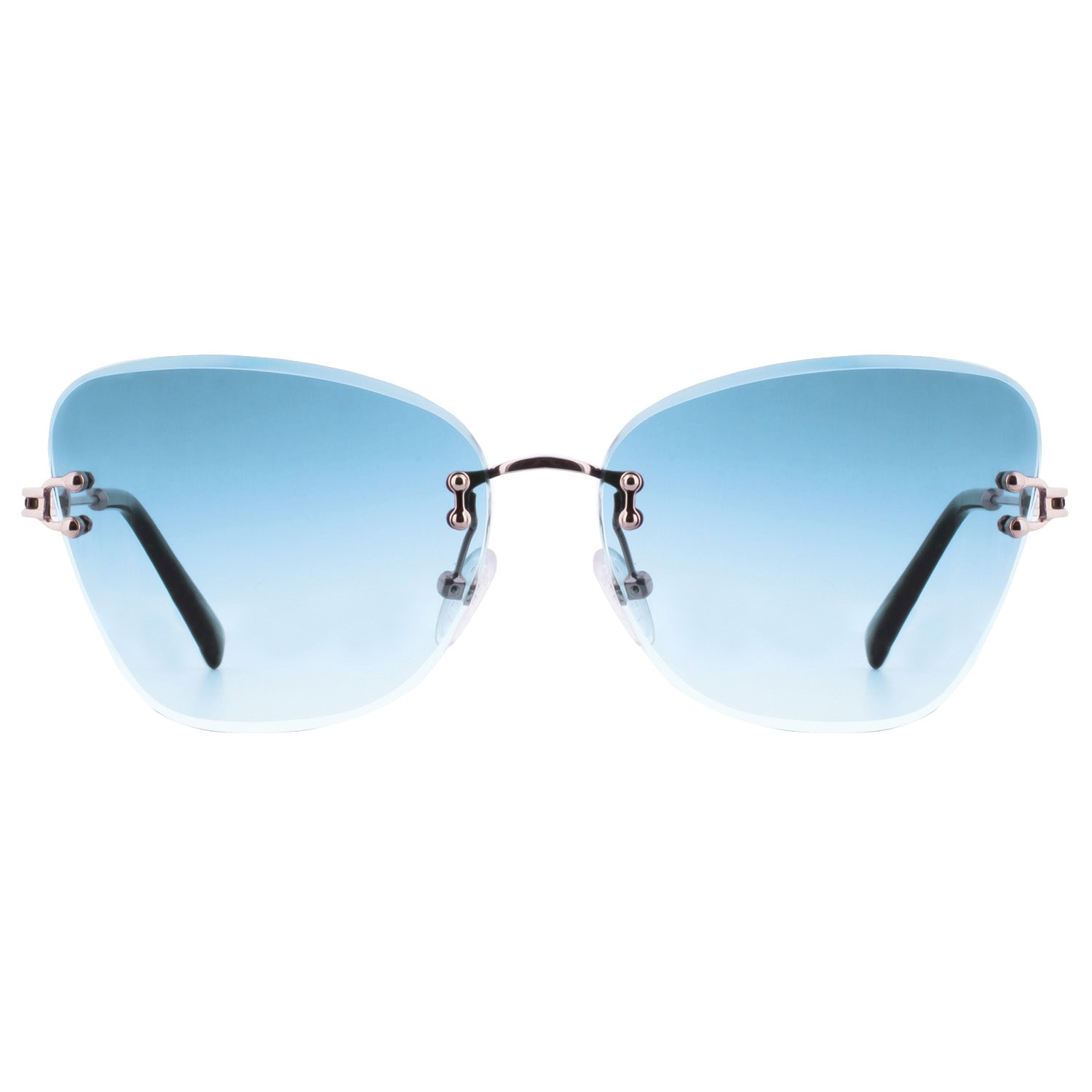 Mokki 90s Butterfly Sunglasses in blue