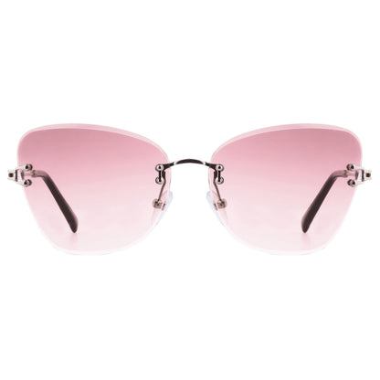 Mokki 90s Butterfly Sunglasses in pink