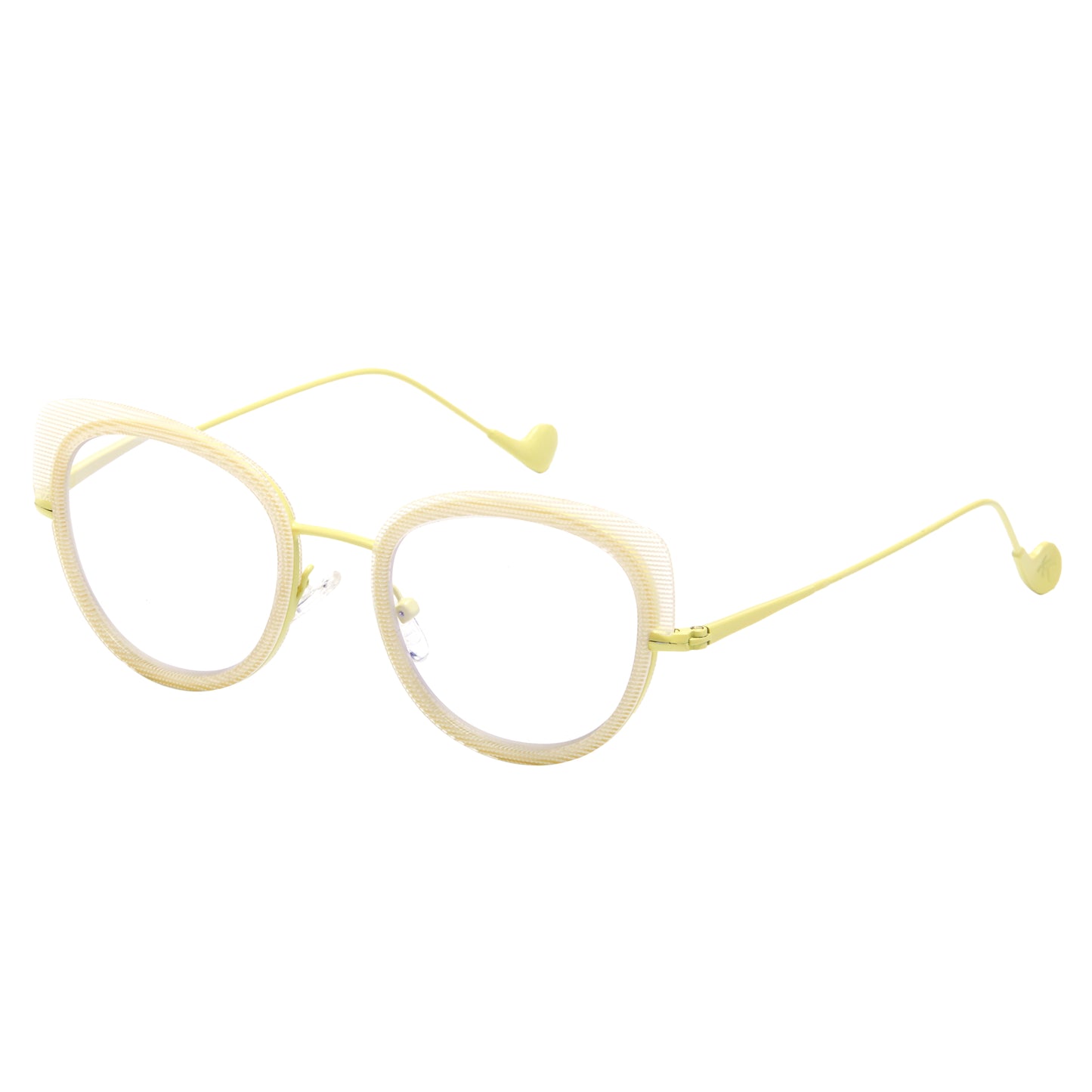 Mokki Gentle Cat-Eye sunglasses for women in yellow from the side